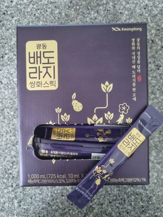 광동생활건강 나우 [광동] 배도라지 쌍화스틱 10mL x 100포 — 5점을 준 리뷰어가 2023년 2월 올린 사용 사진