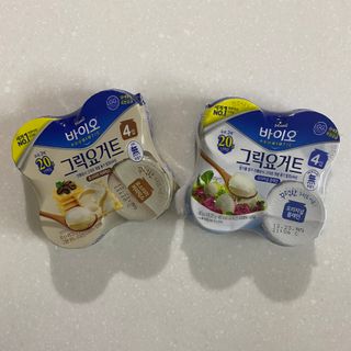 매일바이오 그릭요거트 오리지널 플레인 4개, 로스터리 커피믹스 4개 — 4점을 준 리뷰어가 2021년 12월 올린 사용 사진