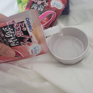 ORIHIRO 오리히로 곤약젤리 제로칼로리 130g 4종 4팩(맛별로 1팩씩) — 5점을 준 리뷰어가 2023년 2월 올린 사용 사진