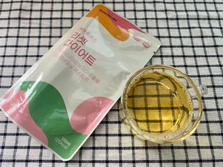 [경남제약헬스케어] 케어플러스 리셋 다이어트 청포도맛 100ml X 5포 (5일분) — 5점을 준 리뷰어가 2023년 4월 올린 사용 사진