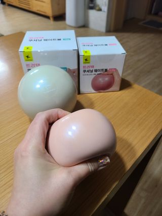 트라택 쿠셔닝 웨이트볼 0.5kg + 1kg SET — 5점을 준 리뷰어가 2022년 5월 올린 사용 사진