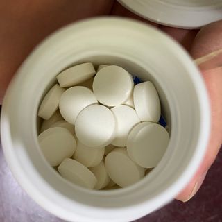 서울약사신협_면역애 아연 츄어블 60정 — 5점을 준 리뷰어가 2021년 8월 올린 사용 사진