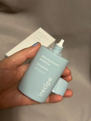 아이레시피 마일드 히알루로닉 모이스트 업 선스크린 SPF50+ PA++++ — 5점을 준 리뷰어가 2023년 5월 올린 사용 사진