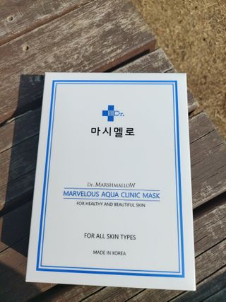 닥터마시멜로 닥터마스멜로 마블러스 아쿠아 클리닉 마스크 — 5점을 준 리뷰어가 2021년 2월 올린 사용 사진