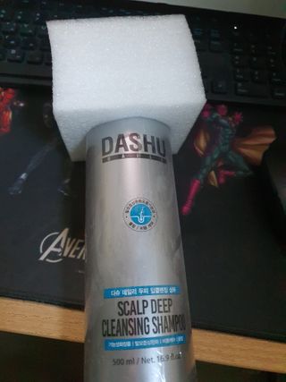 다슈코리아 다슈 데일리 두피 딥 클렌징 샴푸 500ml — 5점을 준 리뷰어가 2020년 12월 올린 사용 사진