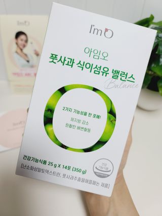 아임오 풋사과 식이섬유 밸런스 젤리 14포 — 5점을 준 리뷰어가 2021년 9월 올린 사용 사진