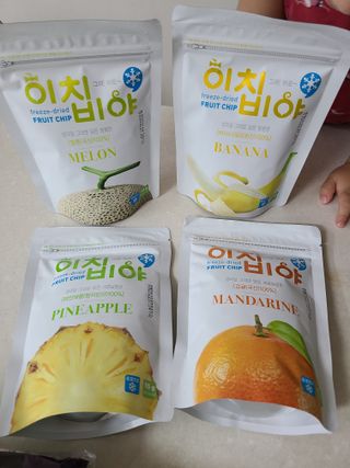 동결건조 과일칩 이치비야 4종 set — 5점을 준 리뷰어가 2021년 9월 올린 사용 사진