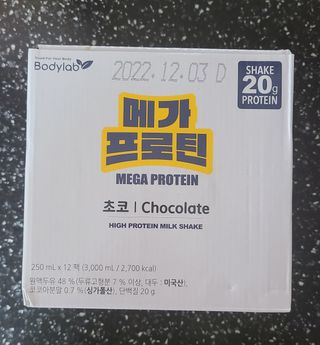 바디랩 프로틴음료 단백질쉐이크 메가프로틴 — 5점을 준 리뷰어가 2022년 5월 올린 사용 사진