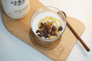 숲골 요거트 익는 마을 패밀리 무가당 요구르트 밀쿠르트 1000ml — 5점을 준 리뷰어가 2021년 12월 올린 사용 사진