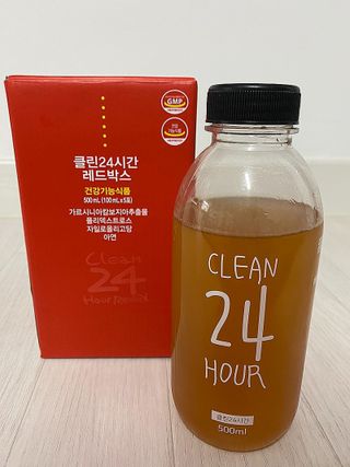 클린24시간 레드박스 1BOX(5포) + 전용보틀(500ml) — 5점을 준 리뷰어가 2024년 3월 올린 사용 사진