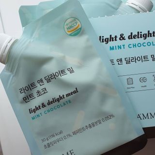 아므_이너뷰티 라이트 앤 딜라이트 밀 민트 초코 — 5점을 준 리뷰어가 2021년 7월 올린 사용 사진