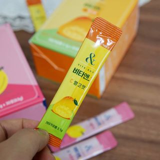 비타앤C 레몬맛, 망고맛 — 5점을 준 리뷰어가 2021년 6월 올린 사용 사진
