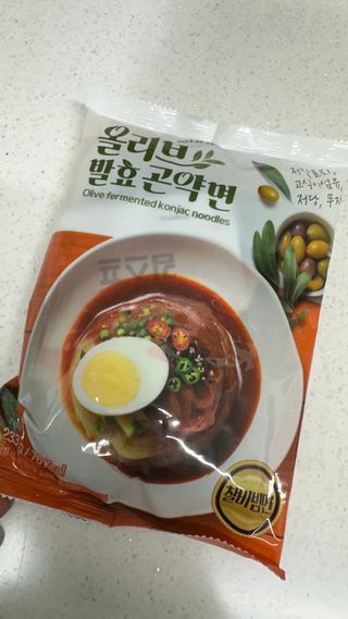 클린24시간 올리브 발효곤약면 찰비빔면 1세트-(3봉) — 4점을 준 리뷰어가 2023년 12월 올린 사용 사진
