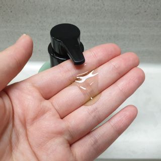 프리마인 메이크업과 들뜨는 각질까지 한방에 깐달걀로! 순하기까지한 셀베이스 그린티클렌저(200ml) — 5점을 준 리뷰어가 2023년 3월 올린 사용 사진