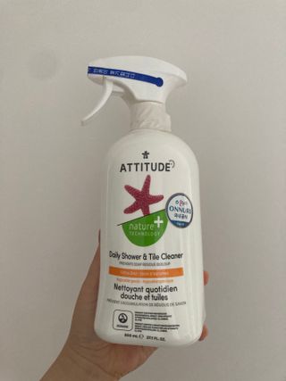 에티튜드 천연 데일리 욕조 클리너 EWG 그린 욕조세제 저자극 하이포알러제닉 친환경 비건 — 5점을 준 리뷰어가 2022년 8월 올린 사용 사진