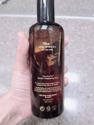 스킨큐어 산다화 비타민c 화이트닝 토너 150ml — 5점을 준 리뷰어가 2022년 3월 올린 사용 사진