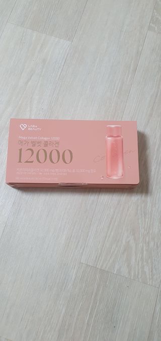 랩앤뷰티 메가 벨벳 콜라겐 12000 — 4점을 준 리뷰어가 2021년 5월 올린 사용 사진