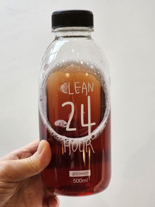 클린24시간 1BOX(5포) + 전용보틀(500ml) — 5점을 준 리뷰어가 2023년 1월 올린 사용 사진