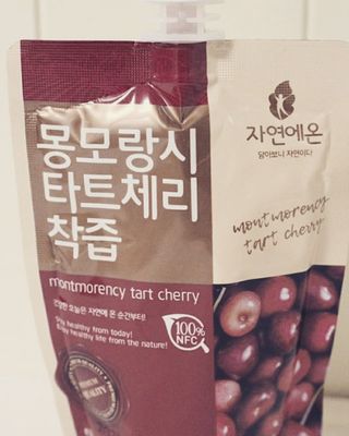 자연에온 몽모랑시 타트체리 착즙 100mL 10개입 2BOX — 5점을 준 리뷰어가 2020년 12월 올린 사용 사진