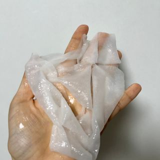 태그스킨 4스텝 주름개선 피부미백 영양 마스크팩 3개 세트(최신버전) — 5점을 준 리뷰어가 2022년 4월 올린 사용 사진