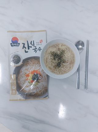 [한면원] 잔치국수 2인분 — 4점을 준 리뷰어가 2022년 7월 올린 사용 사진
