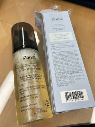 헤어플러스 콴디 아침세안제 폼클렌징 퓨어 어니스티 모닝클렌저 — 3.5점을 준 리뷰어가 2021년 3월 올린 사용 사진