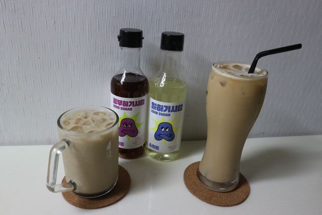 큐원 제로슈가 카페시럽 4종(스위트/바닐라/헤이즐넛/카라멜) 리뷰 사진