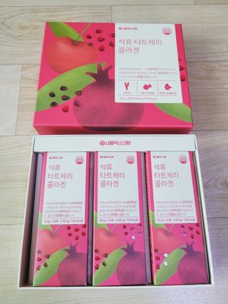 서울약사신협_석류 타트체리 콜라겐_10g x 30포 — 5점을 준 리뷰어가 2021년 7월 올린 사용 사진
