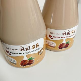 [과일나라] 피부가 마시는 커피우유 바디클렌저&바디로션 — 4.5점을 준 리뷰어가 2022년 3월 올린 사용 사진