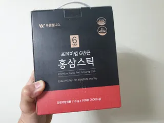 [푸름웰니스] 프리미엄 6년근 홍삼스틱 3mg x 100포 — 4점을 준 리뷰어가 2022년 4월 올린 사용 사진