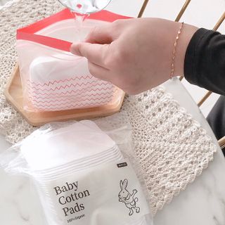 디어엘로디 프리미엄 유기농 베이비 솜티슈 40매 3 + 1 PACK — 5점을 준 리뷰어가 2021년 3월 올린 사용 사진