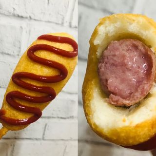 오마뎅 한우핫도그 — 5점을 준 리뷰어가 2021년 5월 올린 사용 사진