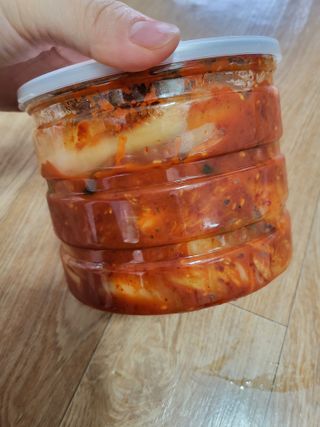 셰프애찬 알배기 겉절이 김치 1kg — 5점을 준 리뷰어가 2022년 11월 올린 사용 사진