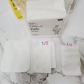 디어엘로디 프리미엄 유기농 베이비 솜티슈 40매 3 + 1 PACK — 5점을 준 리뷰어가 2021년 2월 올린 사용 사진