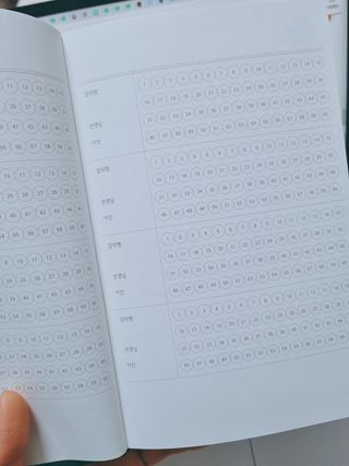 응원과 위로가 필요한 당신에게  리훈 하고싶은말 스터디 플래너 — 4점을 준 리뷰어가 2022년 3월 올린 사용 사진