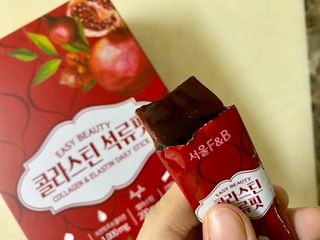 서울에프엔비 콜라스틴 3종 뷰티젤리스틱 45입 [ABC핏 15입 /  석류핏 15입 / 청스피루리나 15입] — 5점을 준 리뷰어가 2021년 7월 올린 사용 사진
