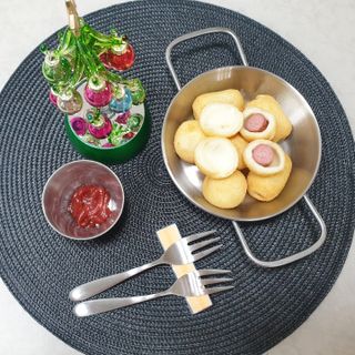 Dog&Ball 독앤볼 [Dog&Ball] 미니찹쌀볼도그 찹쌀치즈볼 — 5점을 준 리뷰어가 2021년 12월 올린 사용 사진