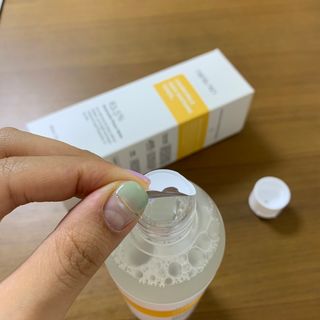 나나스킨 캐모마일아쿠아수딩토너 — 4점을 준 리뷰어가 2021년 7월 올린 사용 사진
