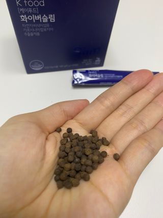 똥기사의 케이푸드 화이버슬림 — 3.5점을 준 리뷰어가 2021년 1월 올린 사용 사진