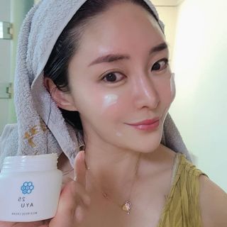 AYU25[아유트웬티파이브]다마스크로즈워터 베이스 천연 수분 촉촉 크림 — 5점을 준 리뷰어가 2021년 5월 올린 사용 사진