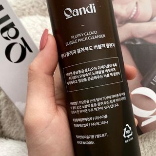 헤어플러스 콴디 플러피 클라우드 버블 팩 클렌저 — 5점을 준 리뷰어가 2021년 3월 올린 사용 사진
