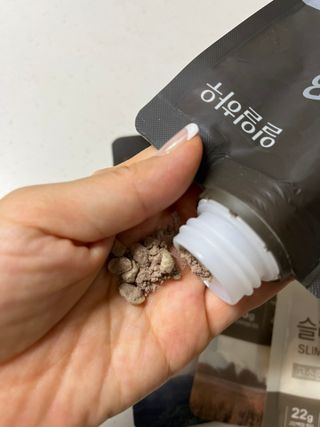 일일하우 슬리밍 플랜B 고소한 귀리맛, 진한 카카오맛 (체중조절식) — 5점을 준 리뷰어가 2023년 7월 올린 사용 사진