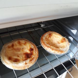 디앙뜨 포르투갈 에그타르트 오리지널 맛+패션후르츠+초콜릿타르트 맛 중 택1 — 4점을 준 리뷰어가 2021년 7월 올린 사용 사진