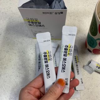 체인미 국화꽃 추출분말 에스오에스 곡류효소 과일채소 17종 혼합 분말 스틱 — 5점을 준 리뷰어가 2021년 11월 올린 사용 사진