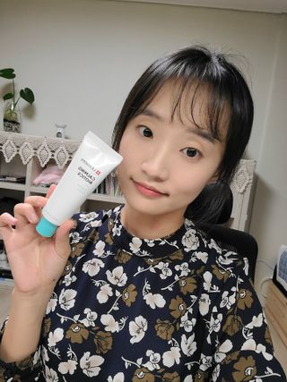 리더스코스메틱 리더스 카밍 바이오틱스 크림 마스크 — 4점을 준 리뷰어가 2021년 4월 올린 사용 사진