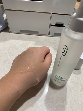 플리프 시카-알로에 앰플 토너 200ML — 4.5점을 준 리뷰어가 2021년 1월 올린 사용 사진