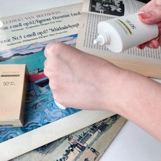 아이레시피 모이스트터치 스포츠 선밀크 50ml (SPF50+ PA+++) — 5점을 준 리뷰어가 2023년 3월 올린 사용 사진