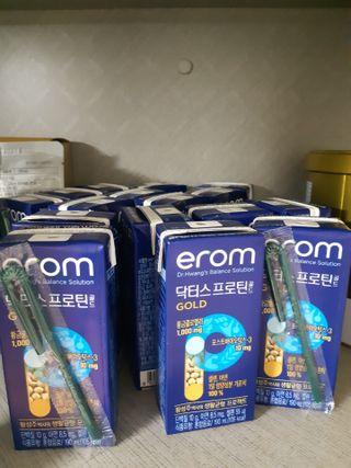 이롬 erom 닥터스 프로틴 골드 — 4점을 준 리뷰어가 2021년 4월 올린 사용 사진