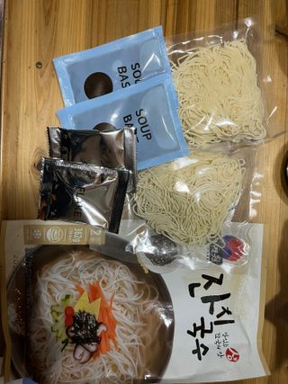 [한면원] 잔치국수 2인분 — 4.5점을 준 리뷰어가 2022년 7월 올린 사용 사진