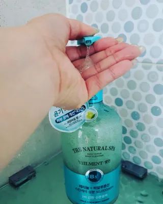 벨먼 내추럴스파 수분광채 스크럽 바디워시 600ml 5종 — 5점을 준 리뷰어가 2022년 5월 올린 사용 사진